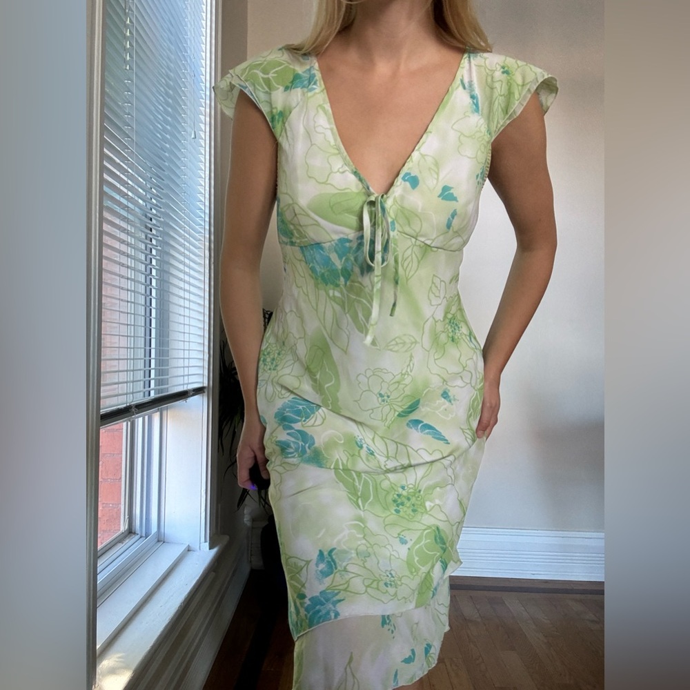 Vintage Green Summer Dress